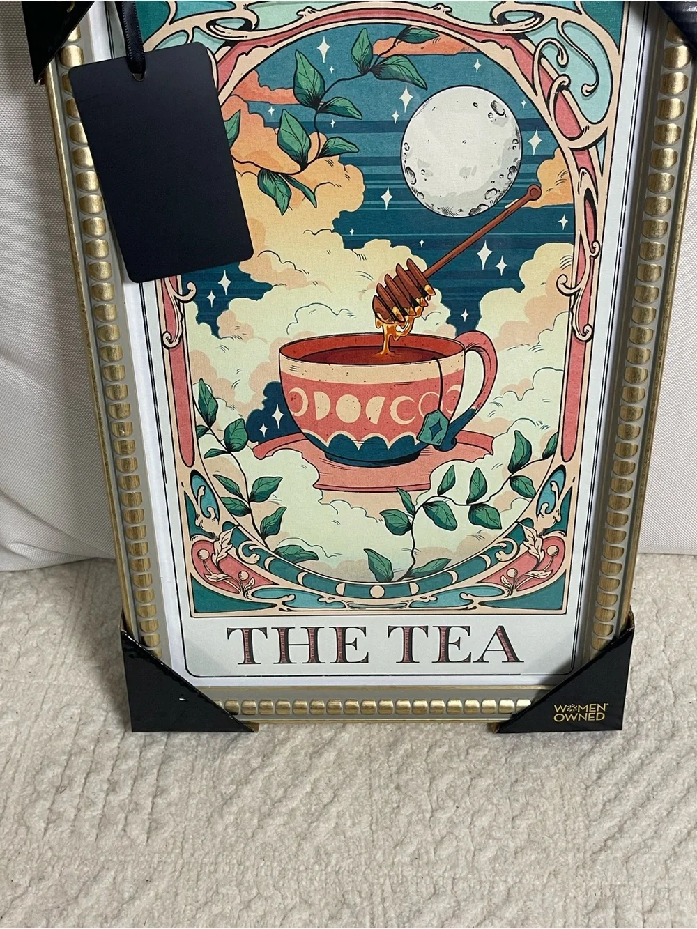 Framed 'The Tea' Wall Art – Multicolor Decorative wall art sapna sash viral FIRM
